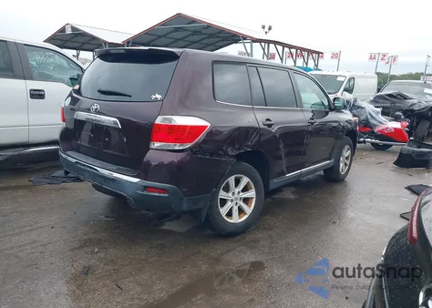 2013 Toyota Highlander из США, поврежденный, VIN 5TDZA3EH7DS037103